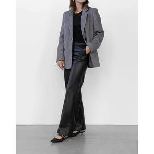 NEW WITHBLACK madison vegan leather pants in black